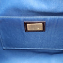 FENDI Zucca Canvas Clutch Bag Red Gold Auth 200728A-9
