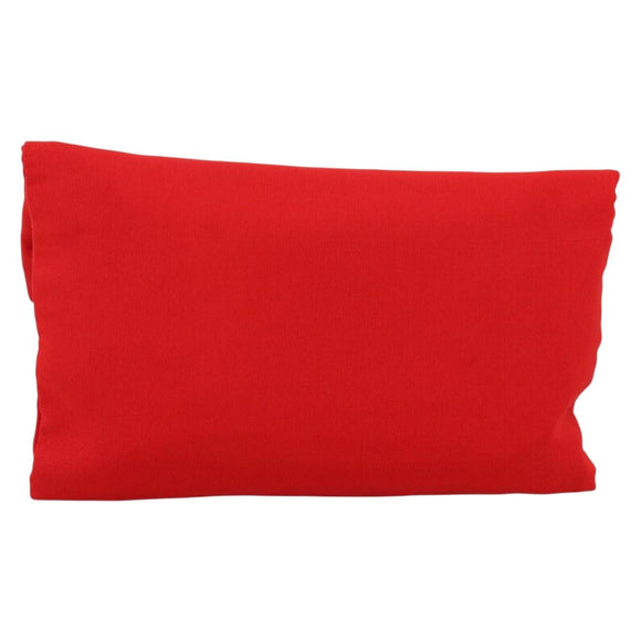 FENDI Zucca Canvas Clutch Bag Red Gold Auth 200728A