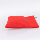 FENDI Zucca Canvas Clutch Bag Red Gold Auth 200728A-3