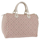 LOUIS VUITTON Mini Lin Croisette Speedy 30 Hand Bag Pink M95501 LV Auth 200729A-1