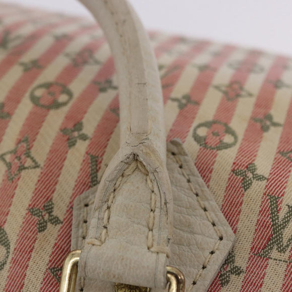 LOUIS VUITTON Mini Lin Croisette Speedy 30 Hand Bag Pink M95501 LV Auth 200729A