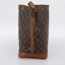 LOUIS VUITTON Monogram Noe Shoulder Bag M42224 LV Auth 200730-4