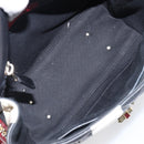 VALENTINO Rock Studs Hand Bag Leather 2way Red Gold Auth 200731V-11