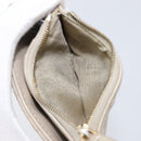 Christian Dior Cannage Caro Dahlia Wallet Lamb Skin Beige Gold Auth 200738A-20