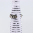 HERMES Bangle Chaine d'Ancre Bracelet Metal Leather Silver Black Auth 200739V-14