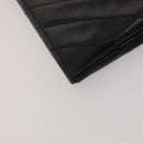 SAINT LAURENT Hand Bag Leather 2 Set Black Auth 200742-15