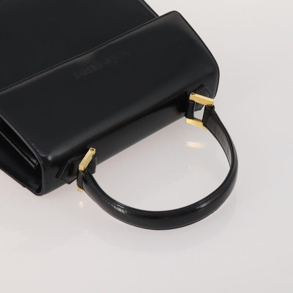 SAINT LAURENT Hand Bag Leather 2 Set Black Auth 200742
