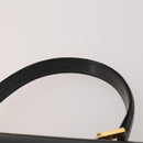 SAINT LAURENT Hand Bag Leather 2 Set Black Auth 200742-6