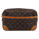 LOUIS VUITTON Monogram Compiegne 28 Clutch Bag M51845 LV Auth 200743-2
