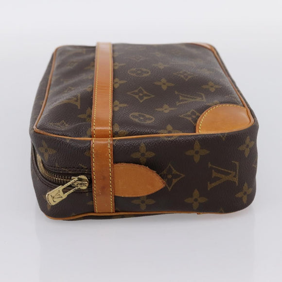LOUIS VUITTON Monogram Compiegne 28 Clutch Bag M51845 LV Auth 200743