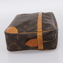 LOUIS VUITTON Monogram Compiegne 28 Clutch Bag M51845 LV Auth 200743-5