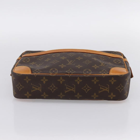 LOUIS VUITTON Monogram Compiegne 28 Clutch Bag M51845 LV Auth 200743
