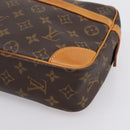 LOUIS VUITTON Monogram Compiegne 28 Clutch Bag M51845 LV Auth 200743-8