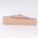 CELINE Shoulder Bag Leather Pink Gold Auth 200745V-16