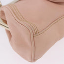 CELINE Shoulder Bag Leather Pink Gold Auth 200745V-18
