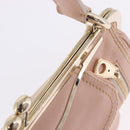 CELINE Shoulder Bag Leather Pink Gold Auth 200745V-26