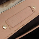 CELINE Shoulder Bag Leather Pink Gold Auth 200745V-27