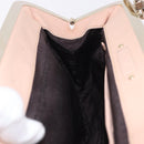 CELINE Shoulder Bag Leather Pink Gold Auth 200745V-31