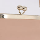 CELINE Shoulder Bag Leather Pink Gold Auth 200745V-5