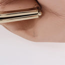 CELINE Shoulder Bag Leather Pink Gold Auth 200745V-9