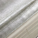 CHANEL New Travel Line Chain Shoulder Bag Canvas Silver CC Auth 200755-21