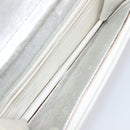 CHANEL New Travel Line Chain Shoulder Bag Canvas Silver CC Auth 200755-11
