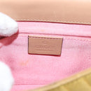 GUCCI Chain Shoulder Bag Leather Gold 432581 Auth 200769V-15