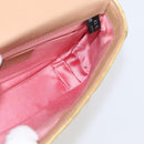 GUCCI Chain Shoulder Bag Leather Gold 432581 Auth 200769V-17