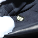 CHANEL Chain Shoulder Pouch Lamb Skin Black Silver CC Auth 200770SAM-11
