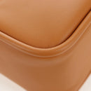 PRADA Darling Shoulder Bag Leather Beige Gold Auth 200771SAM-17