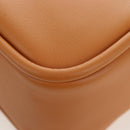 PRADA Darling Shoulder Bag Leather Beige Gold Auth 200771SAM-18