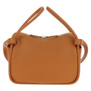 PRADA Darling Shoulder Bag Leather Beige Gold Auth 200771SAM-2
