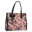 GUCCI Tote Bag Canvas Pink Gold 432684 Auth 200772V-1