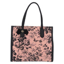 GUCCI Tote Bag Canvas Pink Gold 432684 Auth 200772V-2