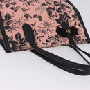 GUCCI Tote Bag Canvas Pink Gold 432684 Auth 200772V-6