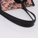 GUCCI Tote Bag Canvas Pink Gold 432684 Auth 200772V-7
