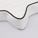 CHANEL Matelasse Chain Shoulder Bag Satin White CC Auth 200773SM-16