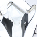 CHANEL Matelasse Chain Shoulder Bag Satin White CC Auth 200773SM-21