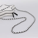 CHANEL Matelasse Chain Shoulder Bag Satin White CC Auth 200773SM-7