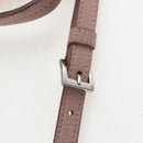 Miu Miu Vitterodino Hand Bag Leather 2way Pink Silver Auth 200774V-18