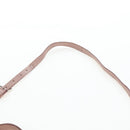 Miu Miu Vitterodino Hand Bag Leather 2way Pink Silver Auth 200774V-19