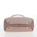 Miu Miu Vitterodino Hand Bag Leather 2way Pink Silver Auth 200774V-6