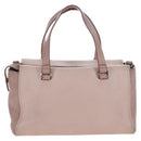 Miu Miu Vitterodino Hand Bag Leather 2way Pink Silver Auth 200774V-2
