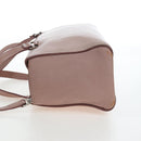 Miu Miu Vitterodino Hand Bag Leather 2way Pink Silver Auth 200774V-3