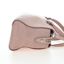 Miu Miu Vitterodino Hand Bag Leather 2way Pink Silver Auth 200774V-5