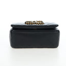 CHANEL Matelasse Chain Shoulder Bag Lamb Skin Black Gold CC Auth 200775SM-10