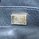 CHANEL Matelasse Chain Shoulder Bag Lamb Skin Black Gold CC Auth 200775SM-25