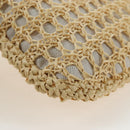 Miu Miu Ivy Hand Bag Canvas 2way Beige Gold Auth 200777SAM-19