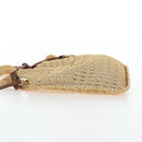 Miu Miu Ivy Hand Bag Canvas 2way Beige Gold Auth 200777SAM-3