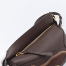 LOEWE Puzzle Bag Small Leather 2way Brown Gold Auth 200778SAM-22